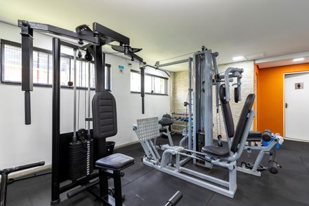 Apartamento para alugar com 50m², 1 quarto e 1 vaga Apartamento para alugar com 50m², 1 quarto e 1 vagaÁrea comum - Academia