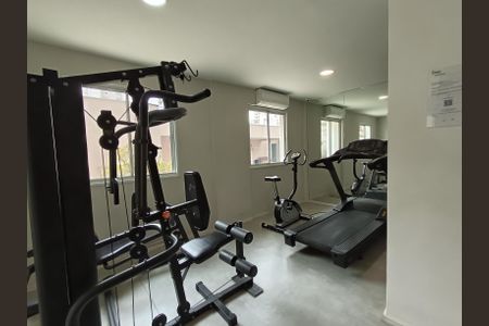 Apartamento para alugar com 53m², 2 quartos e 2 vagas Apartamento para alugar com 53m², 2 quartos e 2 vagasÁrea comum - Academia