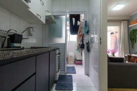 Apartamento à venda com 60m², 2 quartos e 1 vagaCozinha e Área de Serviço