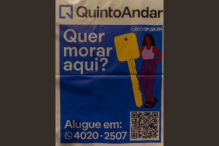 Apartamento para alugar com 43m², 2 quartos e sem vaga Apartamento para alugar com 43m², 2 quartos e sem vagaPlaca