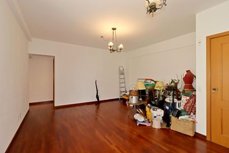 Sala de apartamento à venda com 3 quartos, 124m² em Vila Scarpelli, Santo André