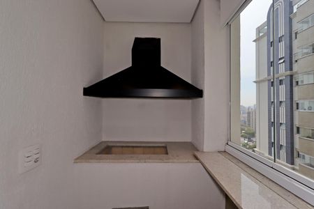 Varanda Gourmet - Churrasqueira de apartamento à venda com 3 quartos, 124m² em Vila Scarpelli, Santo André