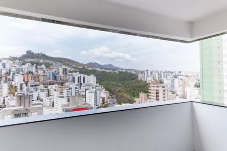 Varanda da Sala de apartamento à venda com 3 quartos, 81m² em Buritis, Belo Horizonte