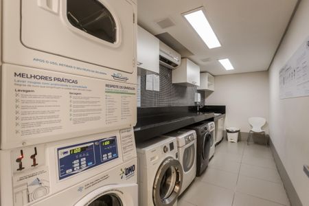 Studio à venda com 40m², 1 quarto e 1 vaga Studio à venda com 40m², 1 quarto e 1 vagaÁrea comum - Lavanderia