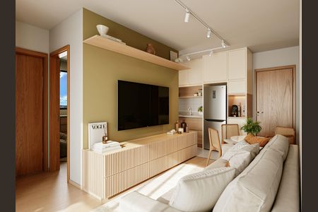 Apartamento à venda com 1 quarto, 45m² em Alípio de Melo, Belo Horizonte
