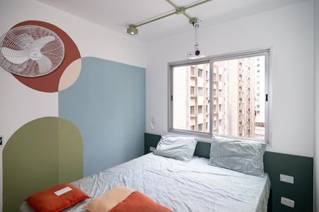 Quarto de apartamento para alugar com 1 quarto, 26m² em Bela Vista, São Paulo