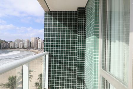Varanda de apartamento para alugar com 3 quartos, 118m² em Vila Luis Antonio, Guarujá