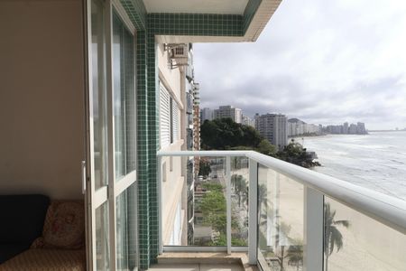 Varanda de apartamento para alugar com 3 quartos, 118m² em Vila Luis Antonio, Guarujá