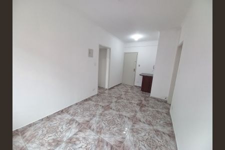 Sala de apartamento para alugar com 1 quarto, 40m² em Vila Cascatinha, São Vicente