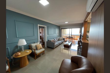 Sala de apartamento para alugar com 3 quartos, 126m² em Residencial Colina do Ipê, Ribeirão Preto