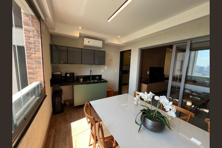Varanda de apartamento para alugar com 3 quartos, 126m² em Residencial Colina do Ipê, Ribeirão Preto