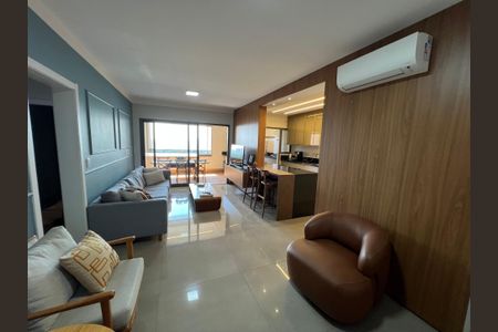 Sala de apartamento para alugar com 3 quartos, 126m² em Residencial Colina do Ipê, Ribeirão Preto