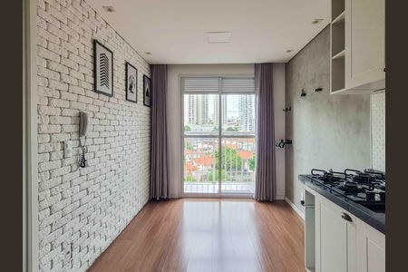 Sala e Cozinha de apartamento para alugar com 1 quarto, 28m² em Ferreira, São Paulo
