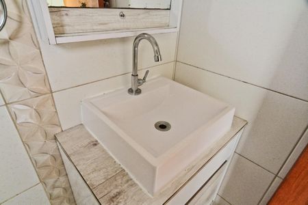 Casa de condomínio para alugar com 90m², 2 quartos e sem vagaBanheiro da Suíte 1