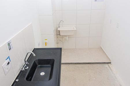 Apartamento para alugar com 34m², 2 quartos e sem vaga Apartamento para alugar com 34m², 2 quartos e sem vagaCozinha e Área de Serviço