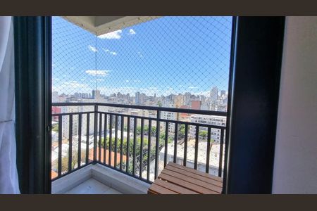 Varanda da Sala de apartamento para alugar com 1 quarto, 28m² em Campos Elíseos, São Paulo