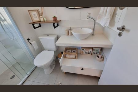 Banheiro de apartamento para alugar com 1 quarto, 28m² em Campos Elíseos, São Paulo