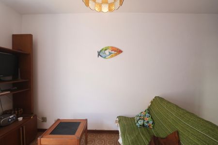 Sala de apartamento para alugar com 1 quarto, 36m² em Balneario Guarujá, Guarujá