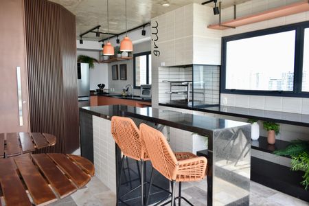 Apartamento à venda com 37m², 1 quarto e sem vaga Apartamento à venda com 37m², 1 quarto e sem vagaÁrea comum - Churrasqueira