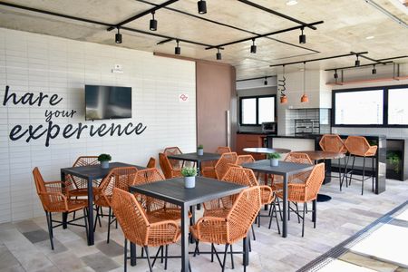 Apartamento à venda com 37m², 1 quarto e sem vaga Apartamento à venda com 37m², 1 quarto e sem vagaÁrea comum - Churrasqueira