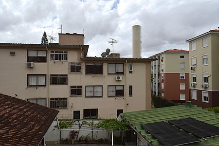 Vista da Janela da Sala de apartamento para alugar com 1 quarto, 41m² em Morro Santana, Porto Alegre