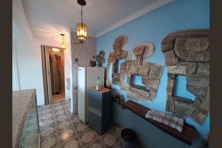 Cozinha de apartamento para alugar com 1 quarto, 50m² em Ilha Porchat, São Vicente