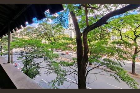 Varanda da Sala de apartamento à venda com 3 quartos, 134m² em Centro, Belo Horizonte