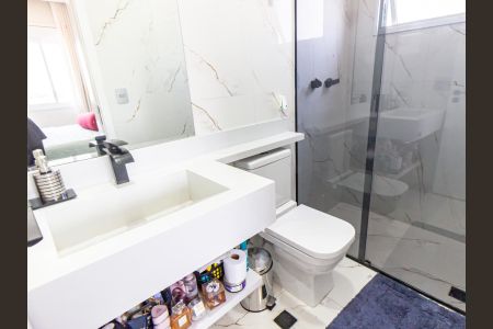 Apartamento à venda com 79m², 3 quartos e 2 vagasBanheiro da Suíte