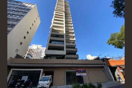 Studio para alugar com 25m², 1 quarto e sem vaga Studio para alugar com 25m², 1 quarto e sem vagaFachada