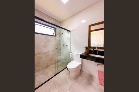 Casa de condomínio para alugar com 186m², 4 quartos e 2 vagasBanheiro da Suíte