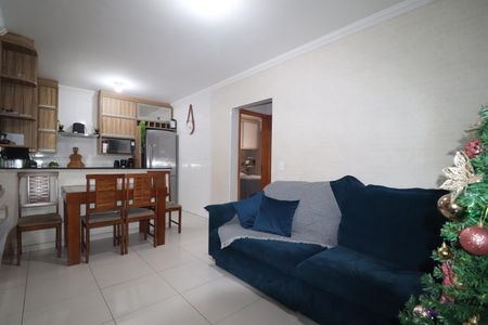 Sala de apartamento à venda com 2 quartos, 92m² em Vila Eldizia, Santo André
