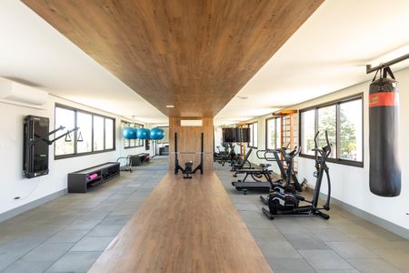 Casa de condomínio à venda com 138m², 3 quartos e 4 vagasÁrea comum - Academia