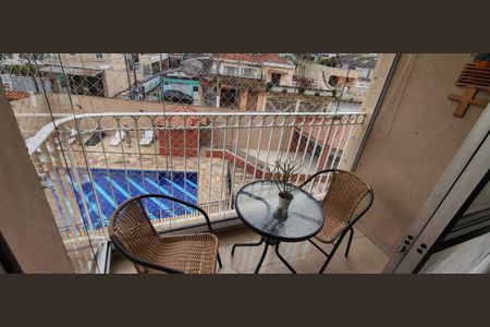 Varanda da Sala de apartamento para alugar com 2 quartos, 72m² em Vila Nova Manchester, São Paulo