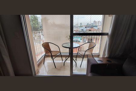 Varanda da Sala de apartamento para alugar com 2 quartos, 72m² em Vila Nova Manchester, São Paulo
