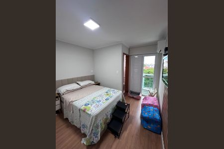 Quarto de casa de condomínio à venda com 2 quartos, 135m² em Campestre, Santo André