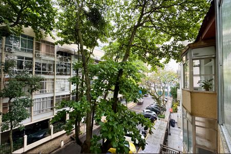 Vista Sala de apartamento para alugar com 1 quarto, 24m² em Copacabana, Rio de Janeiro