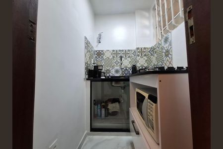 Cozinha  de apartamento à venda com 1 quarto, 35m² em Centro, Rio de Janeiro