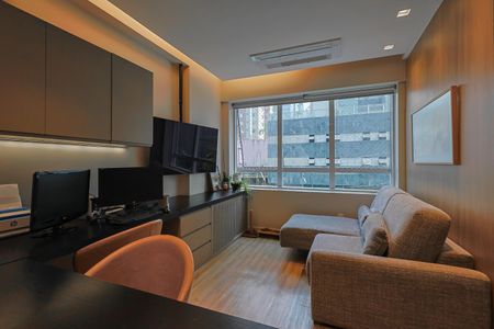 Cozinha de apartamento à venda com 1 quarto, 42m² em Funcionários, Belo Horizonte