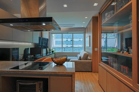 Sala de apartamento à venda com 1 quarto, 42m² em Funcionários, Belo Horizonte