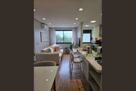 Sala de apartamento à venda com 1 quarto, 49m² em Petrópolis, Porto Alegre