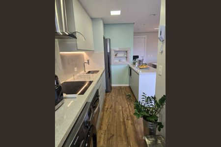 Cozinha de apartamento à venda com 1 quarto, 49m² em Petrópolis, Porto Alegre