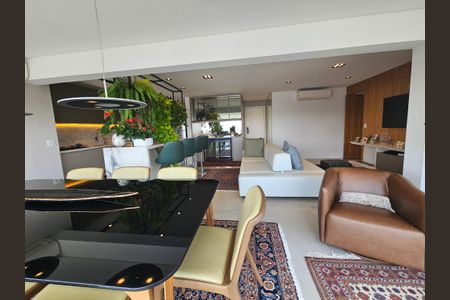 Sala de apartamento à venda com 3 quartos, 130m² em Vila Gertrudes, São Paulo