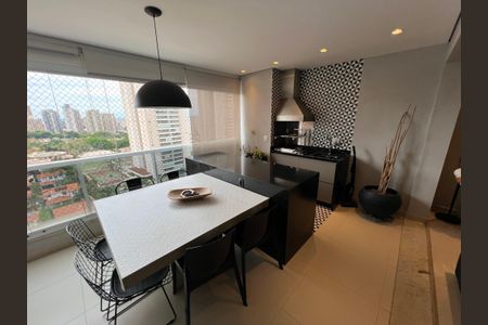 Varanda Goirmet de apartamento para alugar com 3 quartos, 126m² em Parque Sul, Ribeirão Preto
