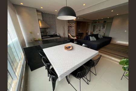 Varanda Goirmet de apartamento para alugar com 3 quartos, 126m² em Parque Sul, Ribeirão Preto