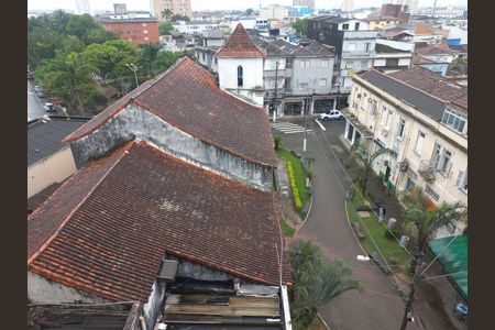 Vista da Sala de apartamento para alugar com 2 quartos, 65m² em Centro, São Vicente