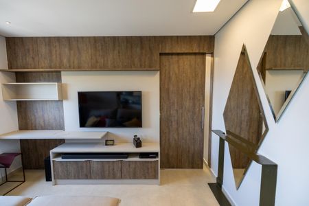 Sala  de apartamento para alugar com 2 quartos, 75m² em Green Valley, Barueri