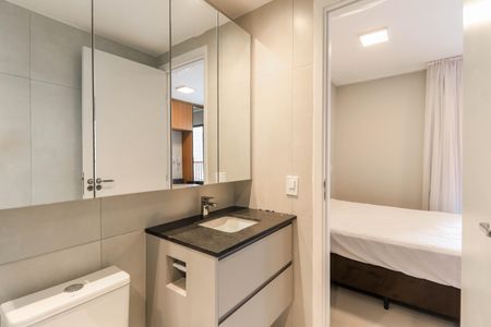 Studio à venda com 25m², 1 quarto e sem vaga Studio à venda com 25m², 1 quarto e sem vagaBanheiro