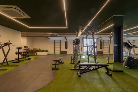 Studio à venda com 21m², 1 quarto e sem vaga Studio à venda com 21m², 1 quarto e sem vagaÁrea comum - Academia