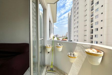 Varanda de apartamento à venda com 2 quartos, 62m² em Chácara Inglesa, São Paulo
