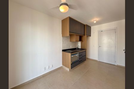 Sala  de apartamento para alugar com 1 quarto, 27m² em Campo Belo, São Paulo